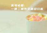 高考必看：一模二模作文题目分析