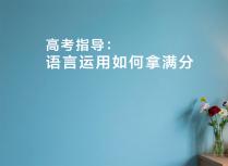 高考指导：语言运用如何拿满分