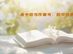 高中微写作备考：微写作串讲